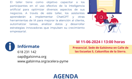 Talleres gratuitos de digitalización de Galsinma