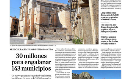 Torrelaguna, protagonista en el periódico El Mundo