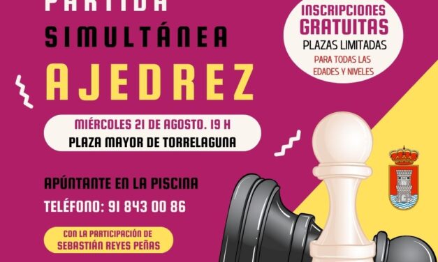 Partida Simultánea de Ajedrez en Torrelaguna