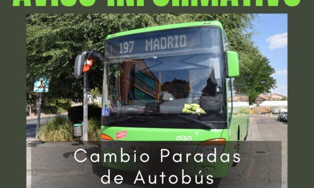 Cambios Paradas Autobús Fiestas Torrelaguna