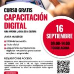 Se amplía el plazo de inscripción para el Curso de Capacitación Digital para Mujeres