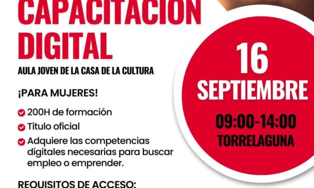 Se amplía el plazo de inscripción para el Curso de Capacitación Digital para Mujeres