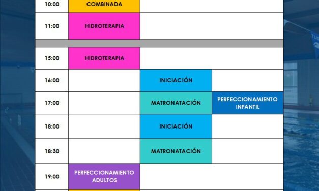 Parrilla actividades Piscina Torrelaguna 2024-2025