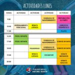 Parrilla Actividades Polideportivo Torrelaguna 2024-2025