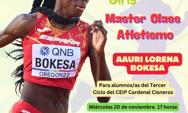 Master Class de Atletismo en el CEIP Cardenal Cisneros de Torrelaguna