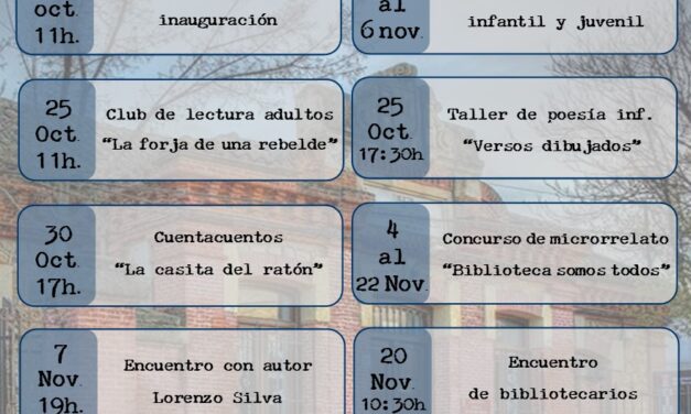 Programa de actos del 70 Aniversario de la Biblioteca