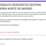 Encuesta sobre la Estrategia de Turismo de la Sierra Norte de Madrid