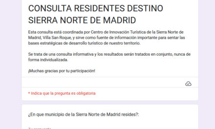 Encuesta sobre la Estrategia de Turismo de la Sierra Norte de Madrid