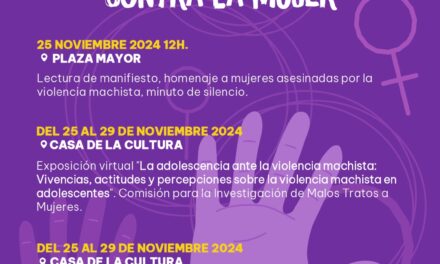 Conmemoración en Torrelaguna del Día Internacional de la Eliminación de la Violencia contra la Mujer