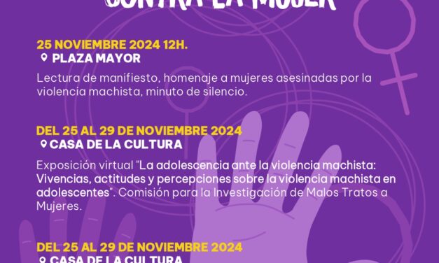 Conmemoración en Torrelaguna del Día Internacional Contra la Violencia de Género