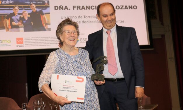 Paquita Lozano, premio a los valores cooperativos