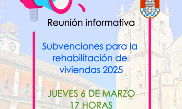 Reunión Informativa Subvenciones Rehabilitación de Viviendas