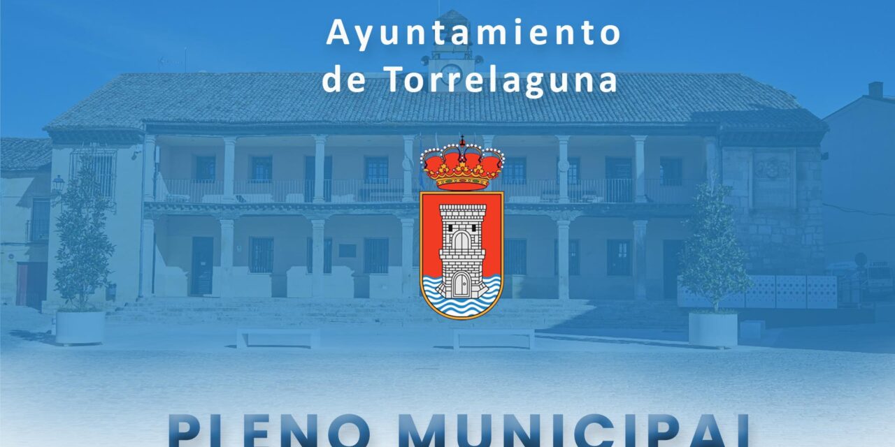 El Pleno Ordinario de julio se celebra este miércoles 30 en Torrelaguna