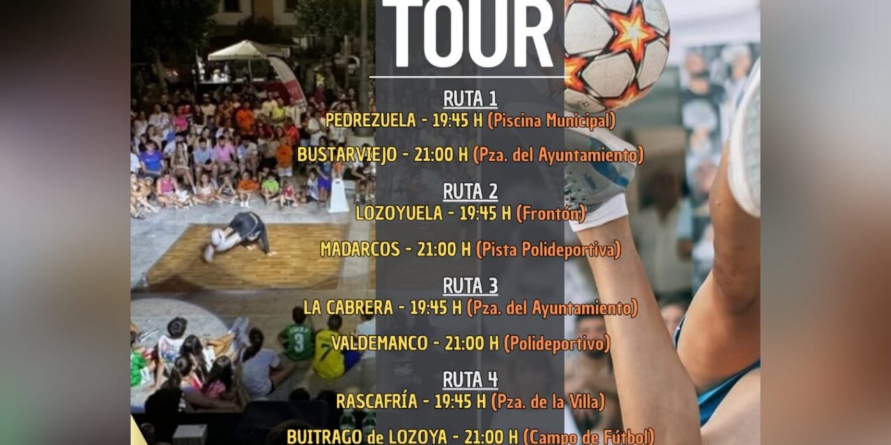 La Sierra Norte se llena de ritmo con el Tour Freestyle Fútbol 2025 de Asensi