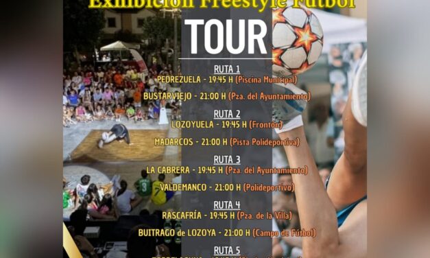 La Sierra Norte se llena de ritmo con el Tour Freestyle Fútbol 2025 de Asensi