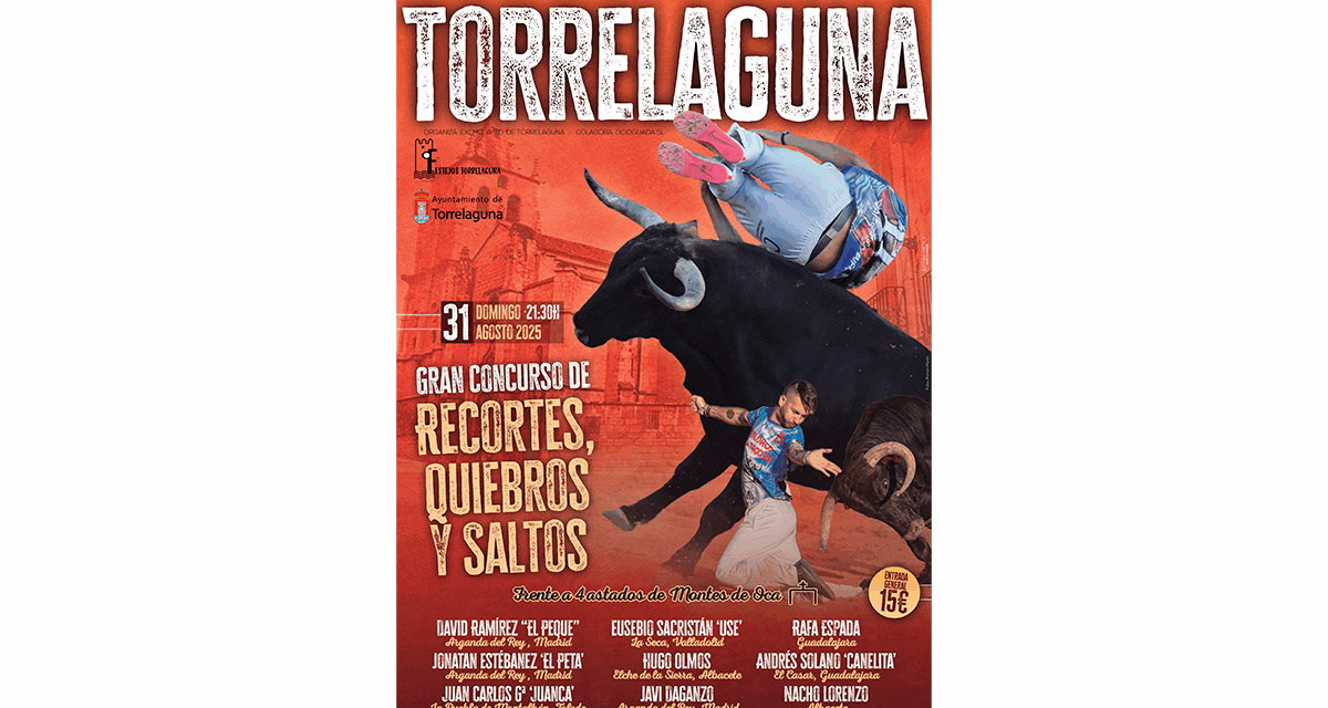Gran Concurso de Recortes, Quiebros y Saltos en Torrelaguna 🐂✨