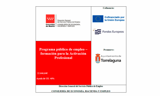 Torrelaguna impulsa el empleo con el Programa de Activación Profesional