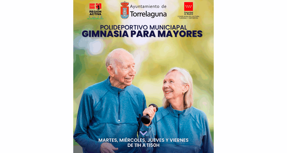 Gimnasia para Mayores en el Polideportivo Municipal Antonio Martín