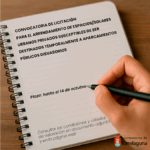 Convocatoria: arrendamiento de solares para aparcamientos disuasorios en Torrelaguna