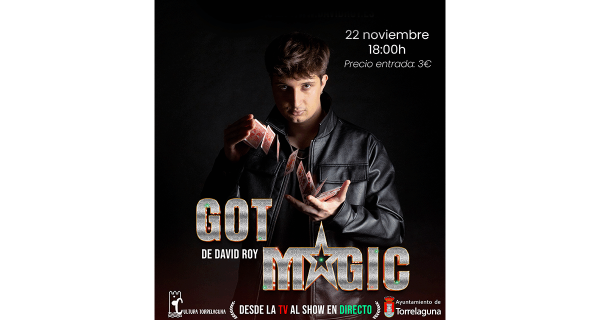 🎩 “Got Magic”: el espectáculo de magia que llega a Torrelaguna