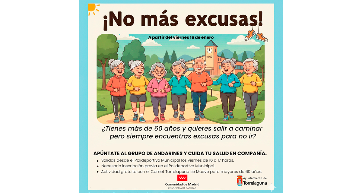 ¡Actívate y camina en buena compañía!