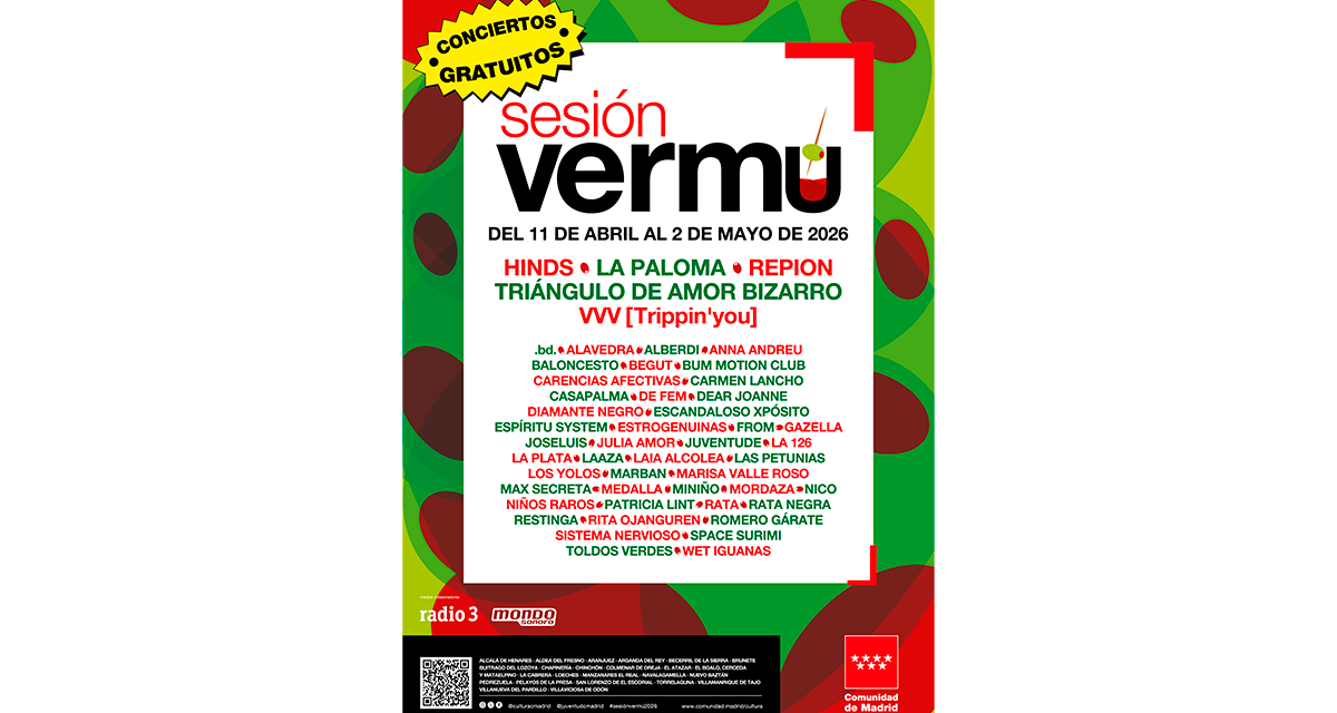 🎶 SESIÓN VERMÚ 2026 LLEGA A TORRELAGUNA 🎶