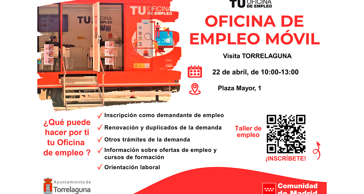 🚐 Oficina de Empleo Móvil en Torrelaguna
