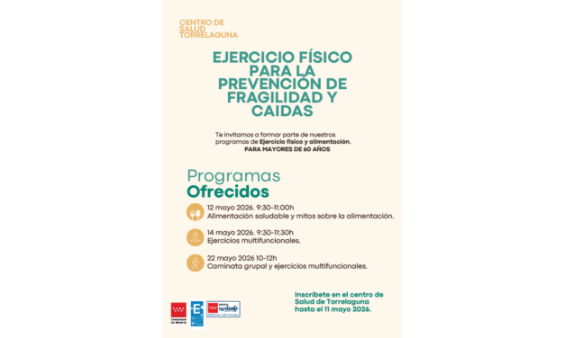 Torrelaguna impulsa un programa de ejercicio físico y alimentación para mayores de 60 años